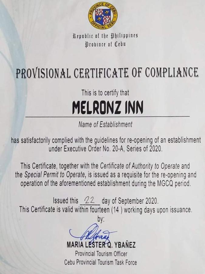Melronz Inn Oslob Exterior photo